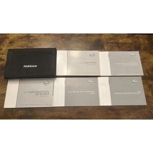 2016 Nissan Sentra Owners Manual Set with Navigation Guide and Case OEM